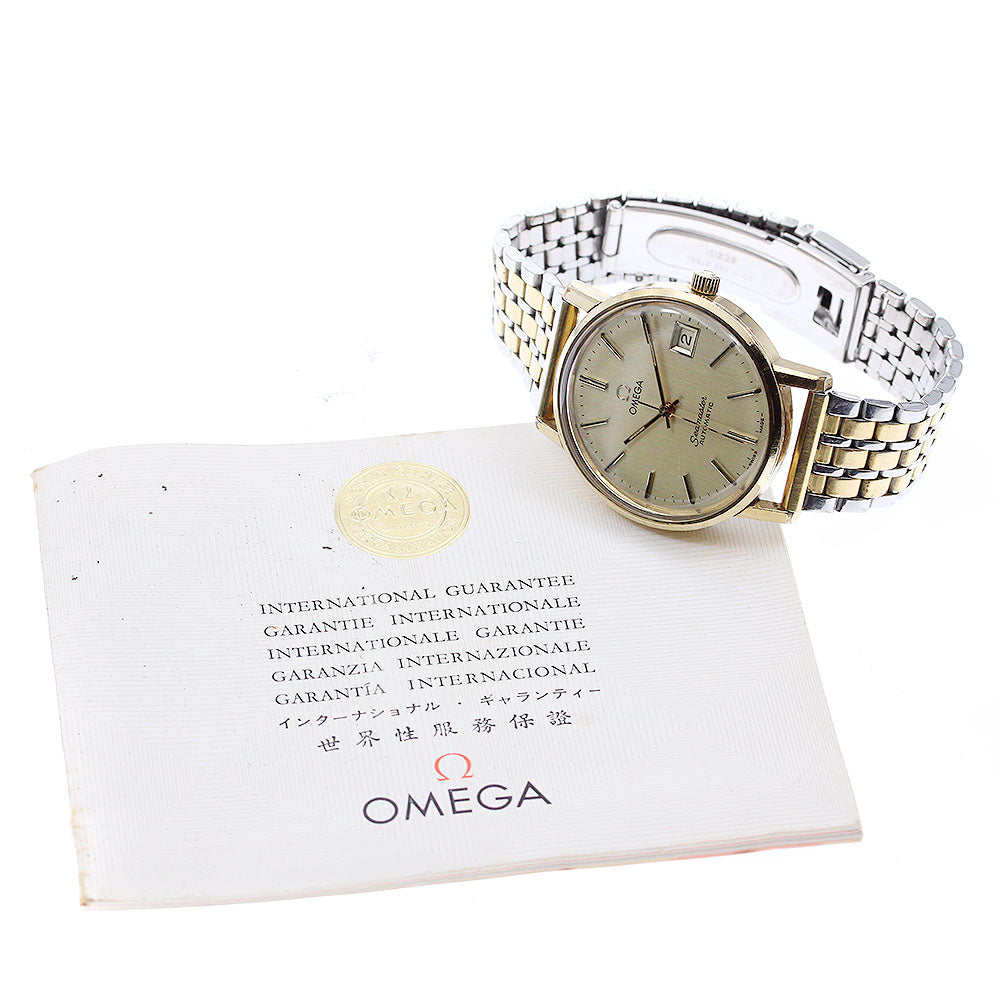 OMEGA Seamaster 166.0202 Date cal.1010 gold Dial Automatic Men's Watch_899339