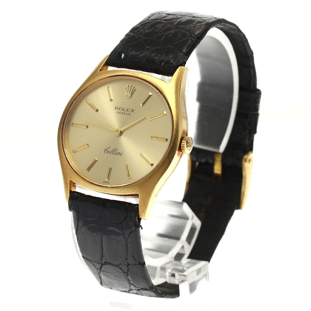 ROLEX Cellini 3806 K18YG Cal.1600 gold Dial Hand Winding Men's Watch_899345