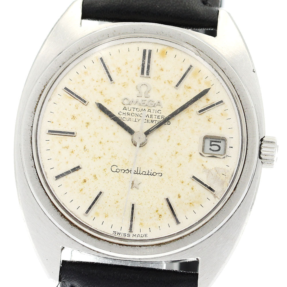 OMEGA Constellation 168017 Date Cal.564 Silver Dial Automatic Men's Watch_899355