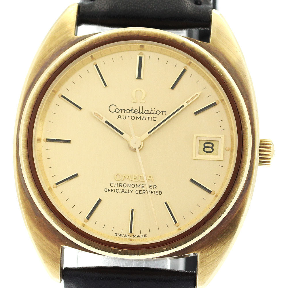 OMEGA Constellation 168.0056 Date Cal.1011 gold Dial Automatic Men's_899374