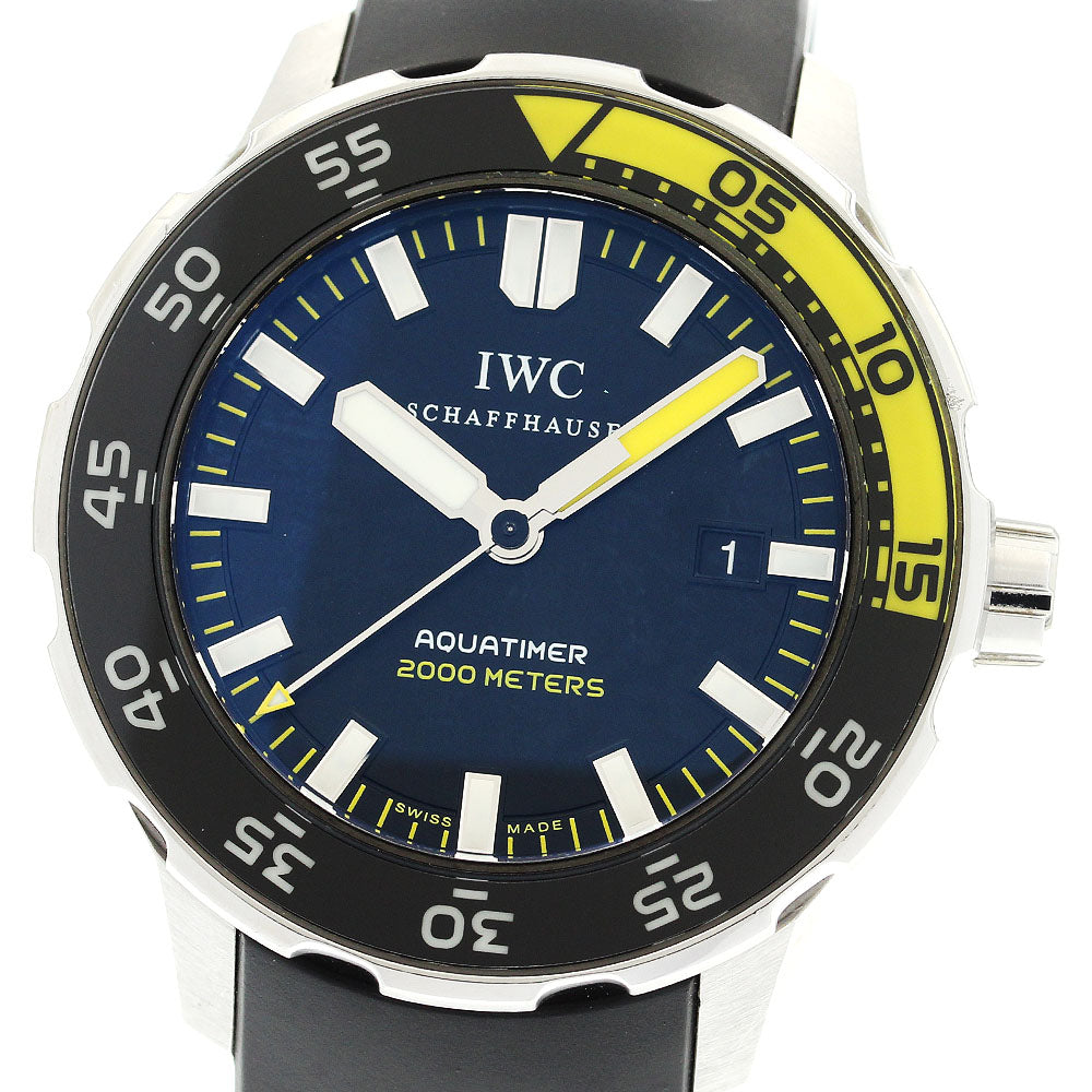 IWC SCHAFFHAUSEN Aqua timer 2000 IW356810 Date black Dial Automatic Men's Watch_899377