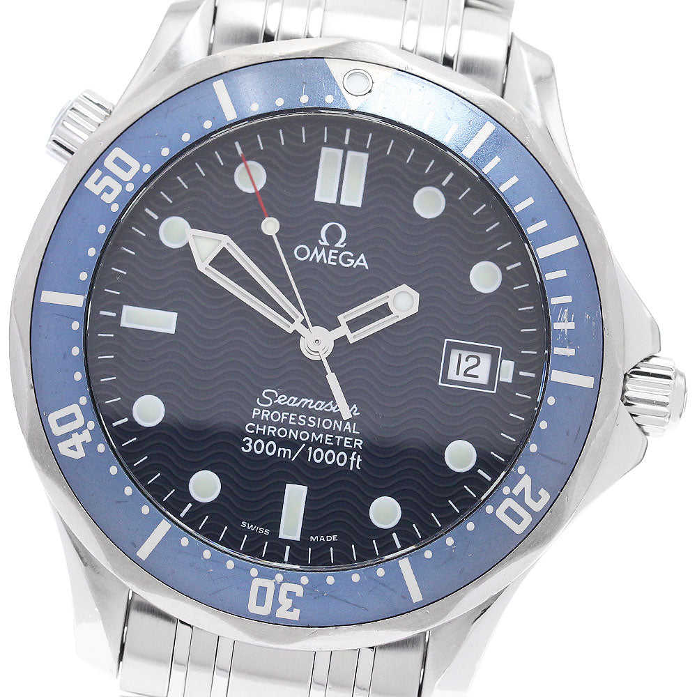 OMEGA Seamaster300 2531.80 Date Navy Dial Automatic Men's Watch_899396