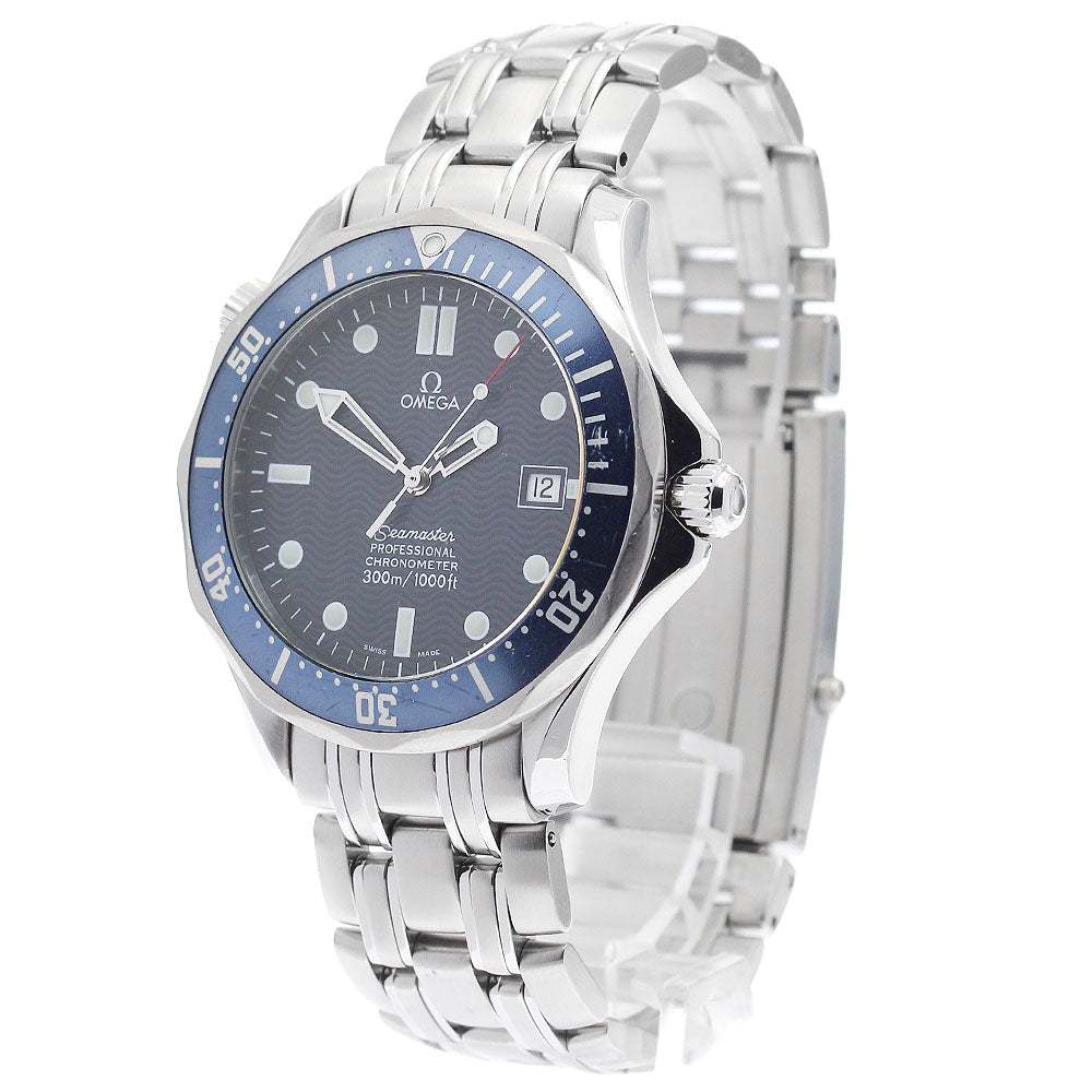 OMEGA Seamaster300 2531.80 Date Navy Dial Automatic Men's Watch_899396