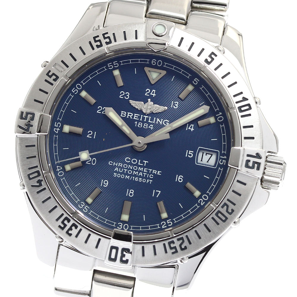 BREITLING Colt Ocean A17350 Date Navy Dial Automatic Men's Watch_899492