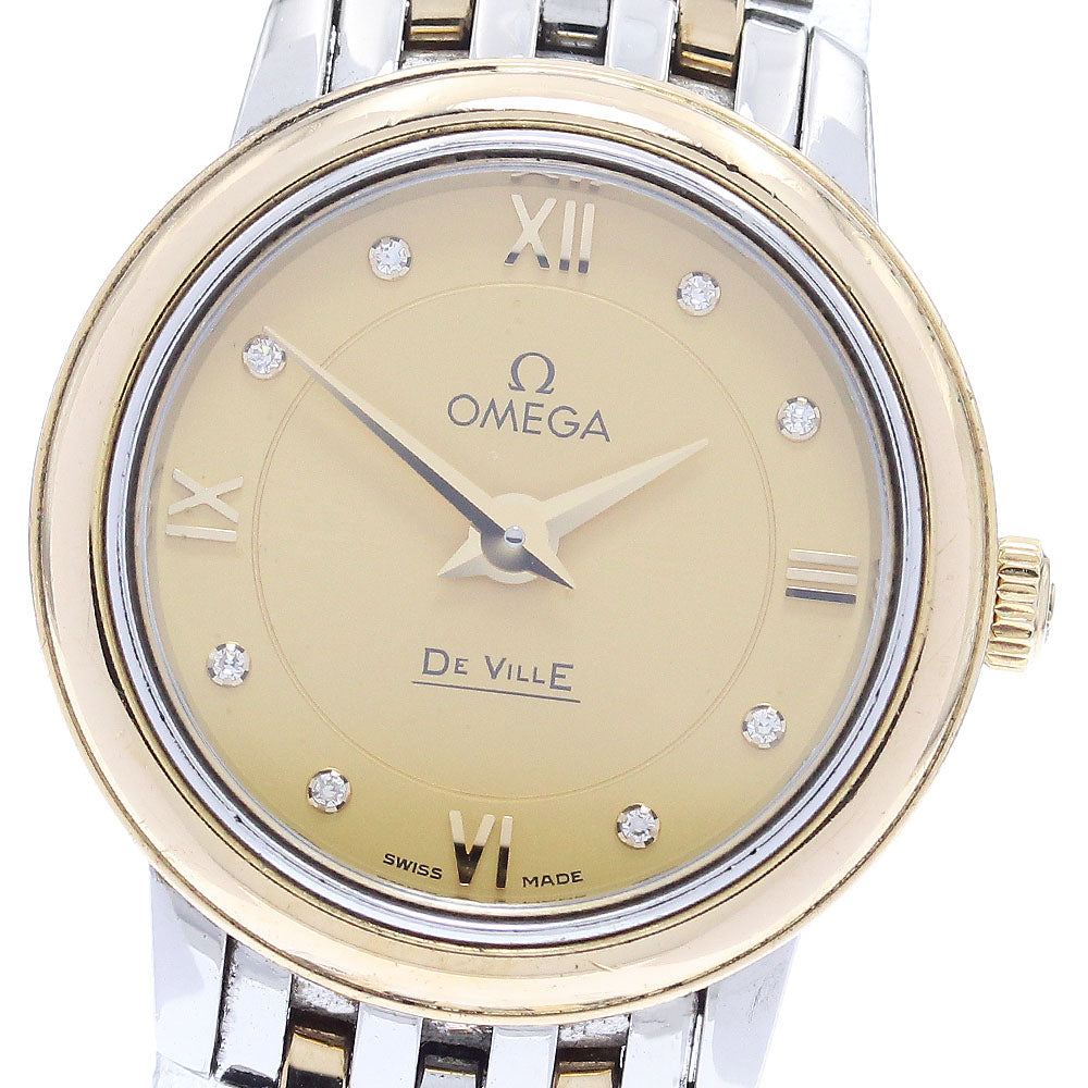 OMEGA De Ville Prestige 424.20.24.60.58.001 8P diamond Quartz Ladies_899513