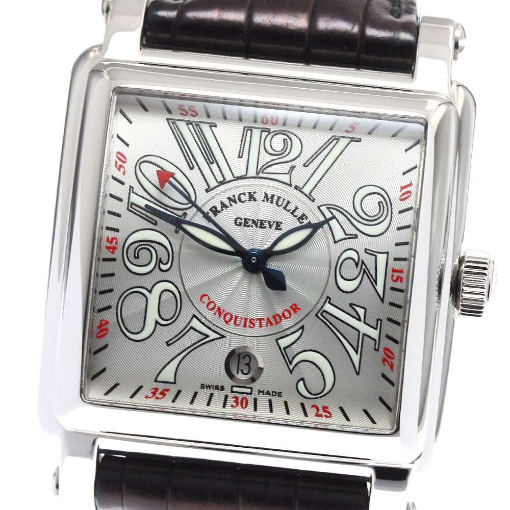 FRANCK MULLER Conquistador Cortez 10000HSC Date Silver Dial Automatic Men's Watch_899528