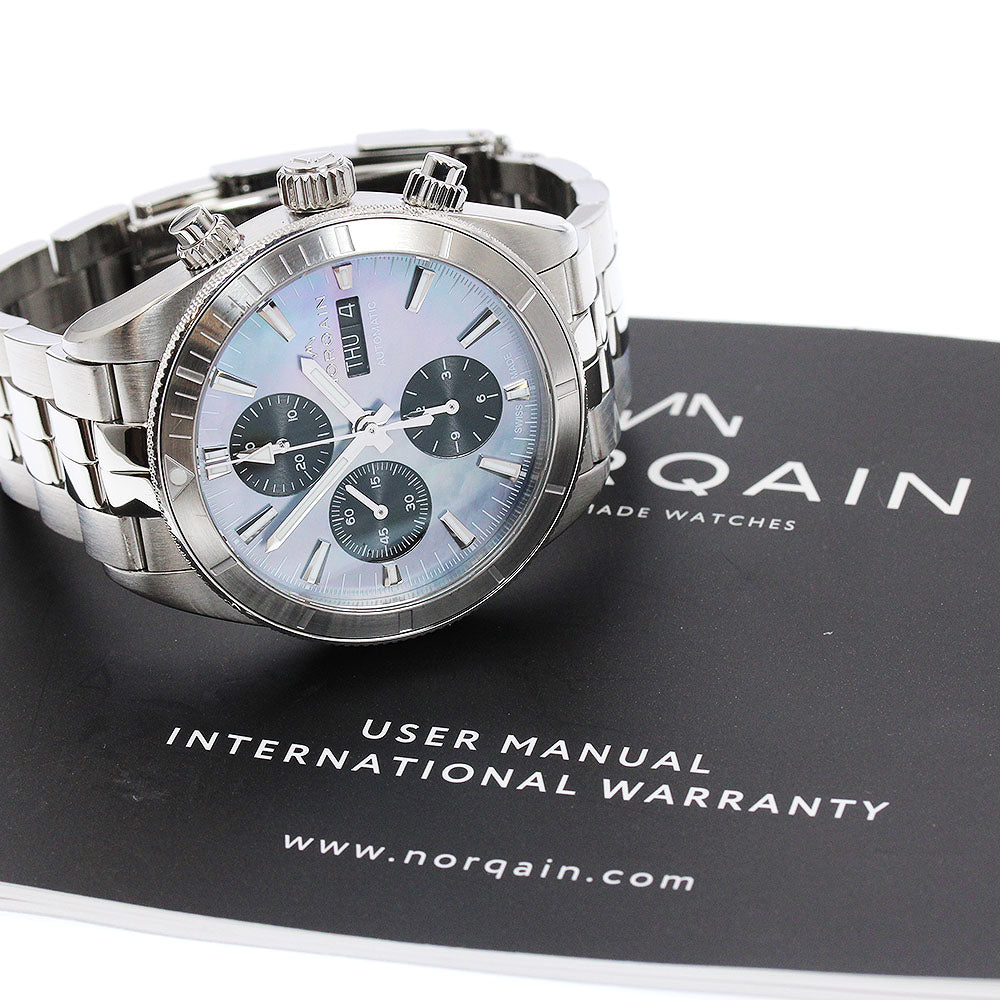 NORQAIN Adventure Sports Chrono N1500SIC/MBJ151/150SC Day-Date Chronograph Blue shell / black Dial Automatic Men's Watch_899531