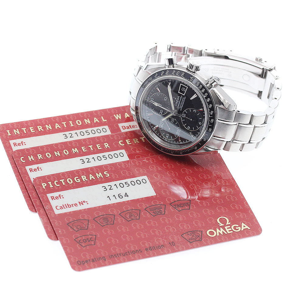 OMEGA Speedmaster 3210.50 Date Chronograph black Dial Automatic Men's_899544