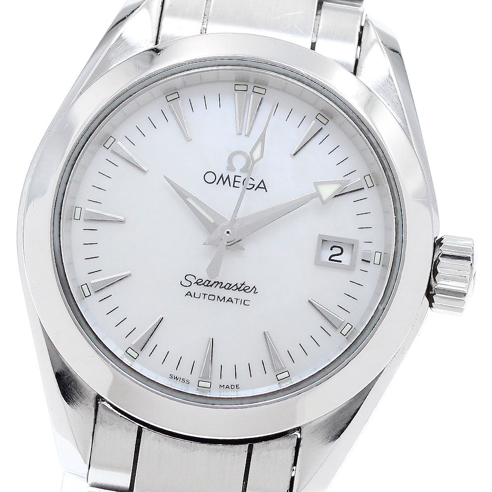 OMEGA Seamaster Aqua Terra 2573.70 Date White shell Dial Automatic Ladies Watch_899545