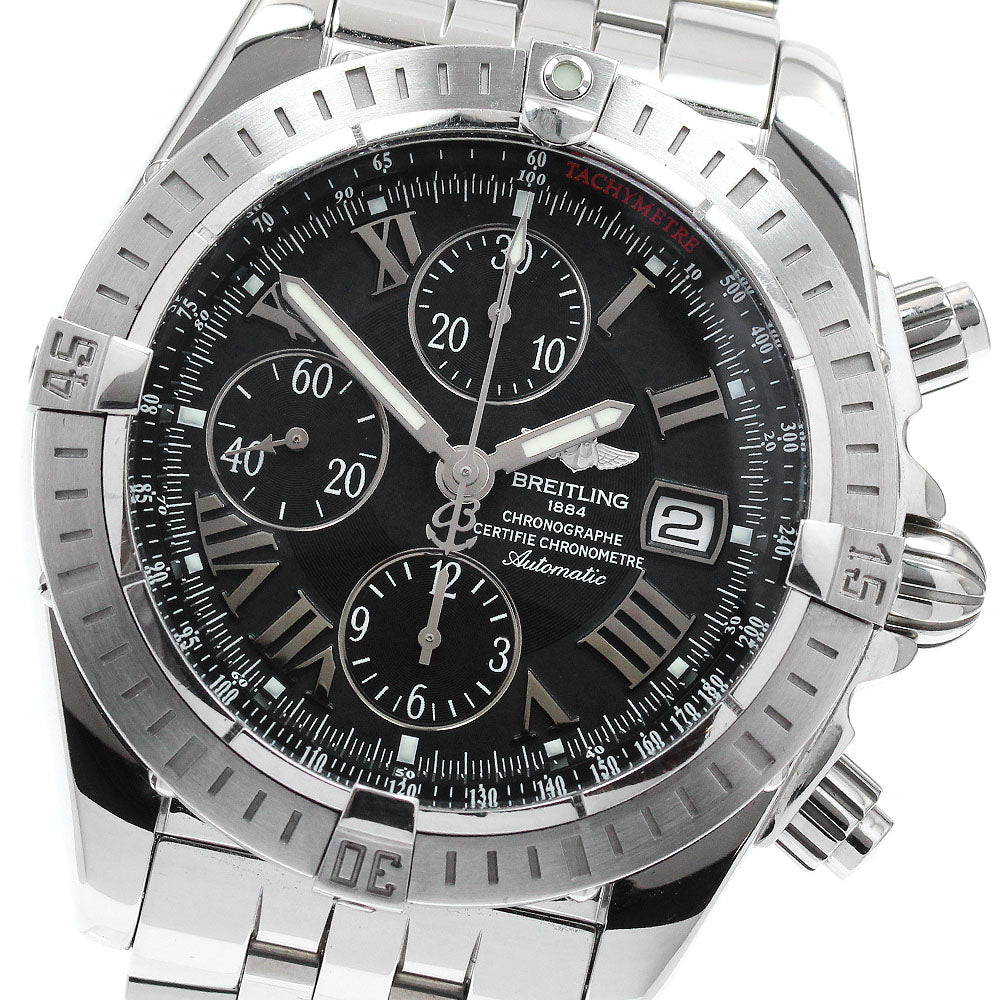 BREITLING Chronomat Evolution A13356 Black Dial Automatic Men's Watch_899554
