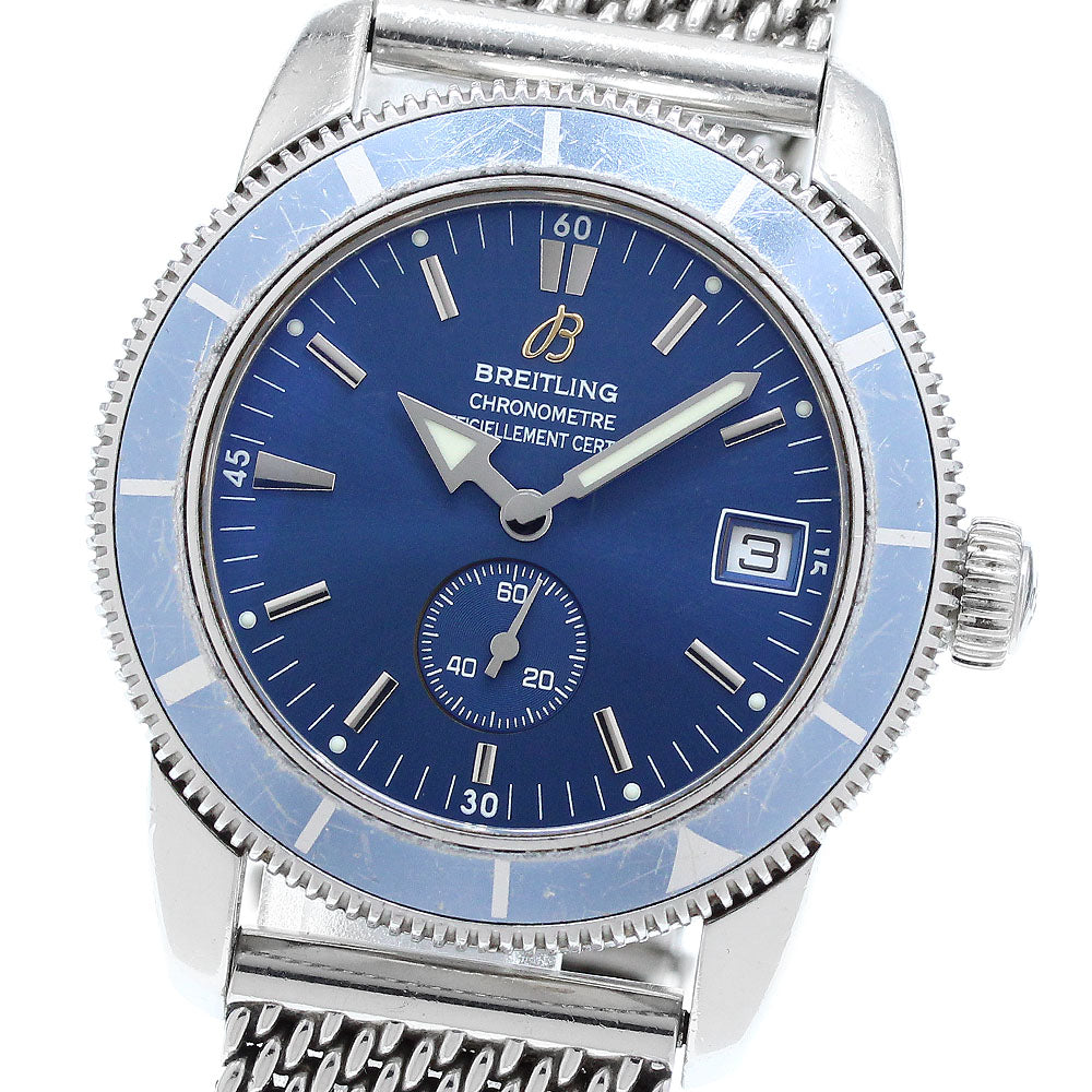 BREITLING Super Ocean Heritage 38 A37320 Date blue Dial Automatic Men's_899581