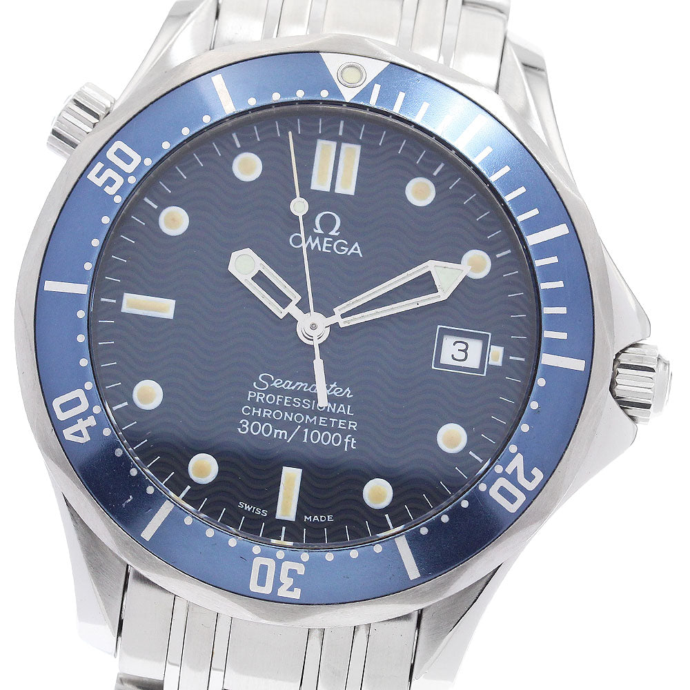 OMEGA Seamaster300 2531.80 Date Navy Dial Automatic Men's Watch_899584