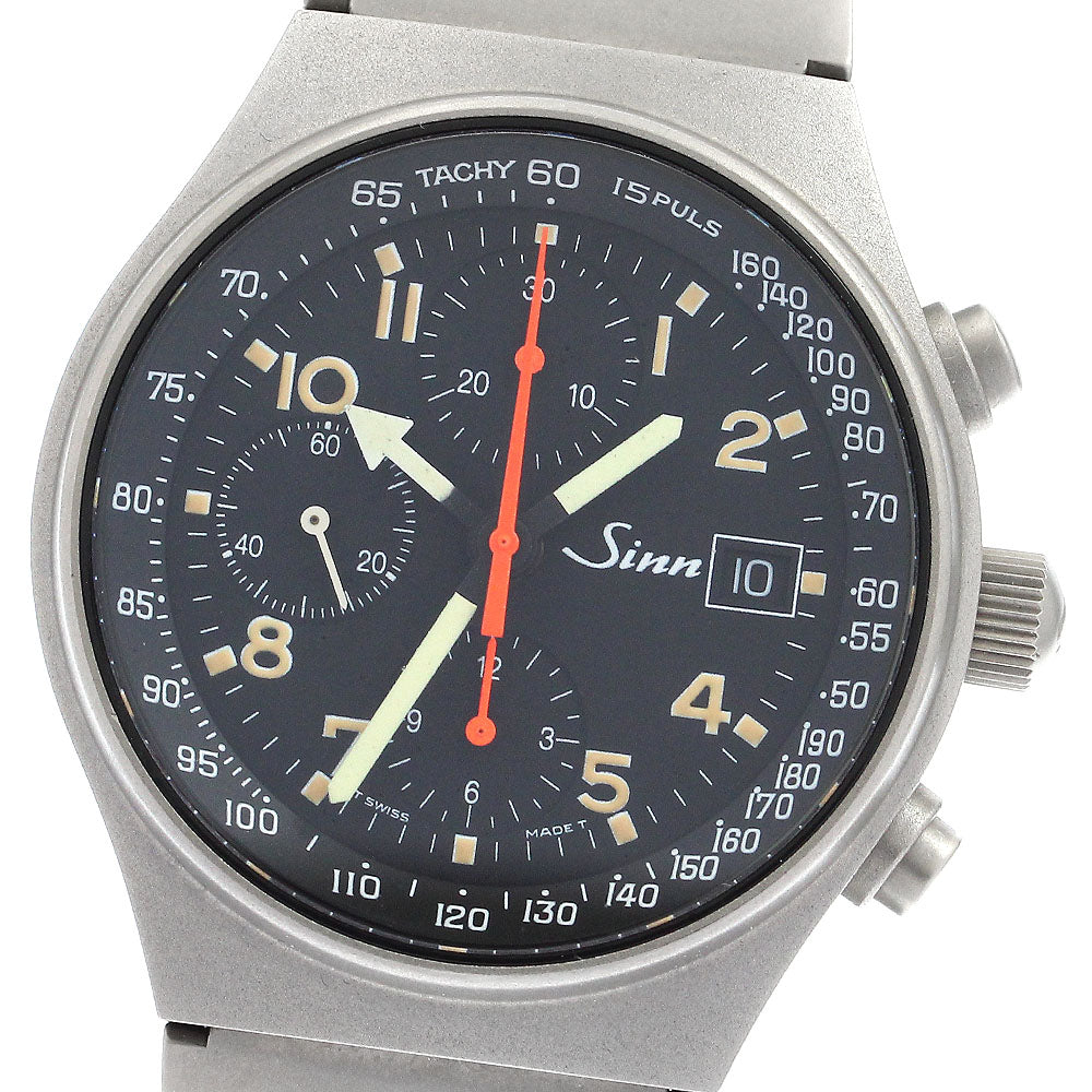 Sinn 144 144.GMT.TI GMT Chronograph Date black Dial Automatic Men's Watch_899621