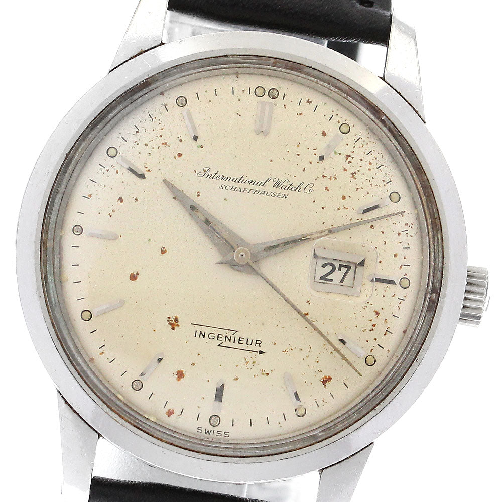 IWC SCHAFFHAUSEN In junior cal.8531 date Silver Dial Automatic Men's_899631