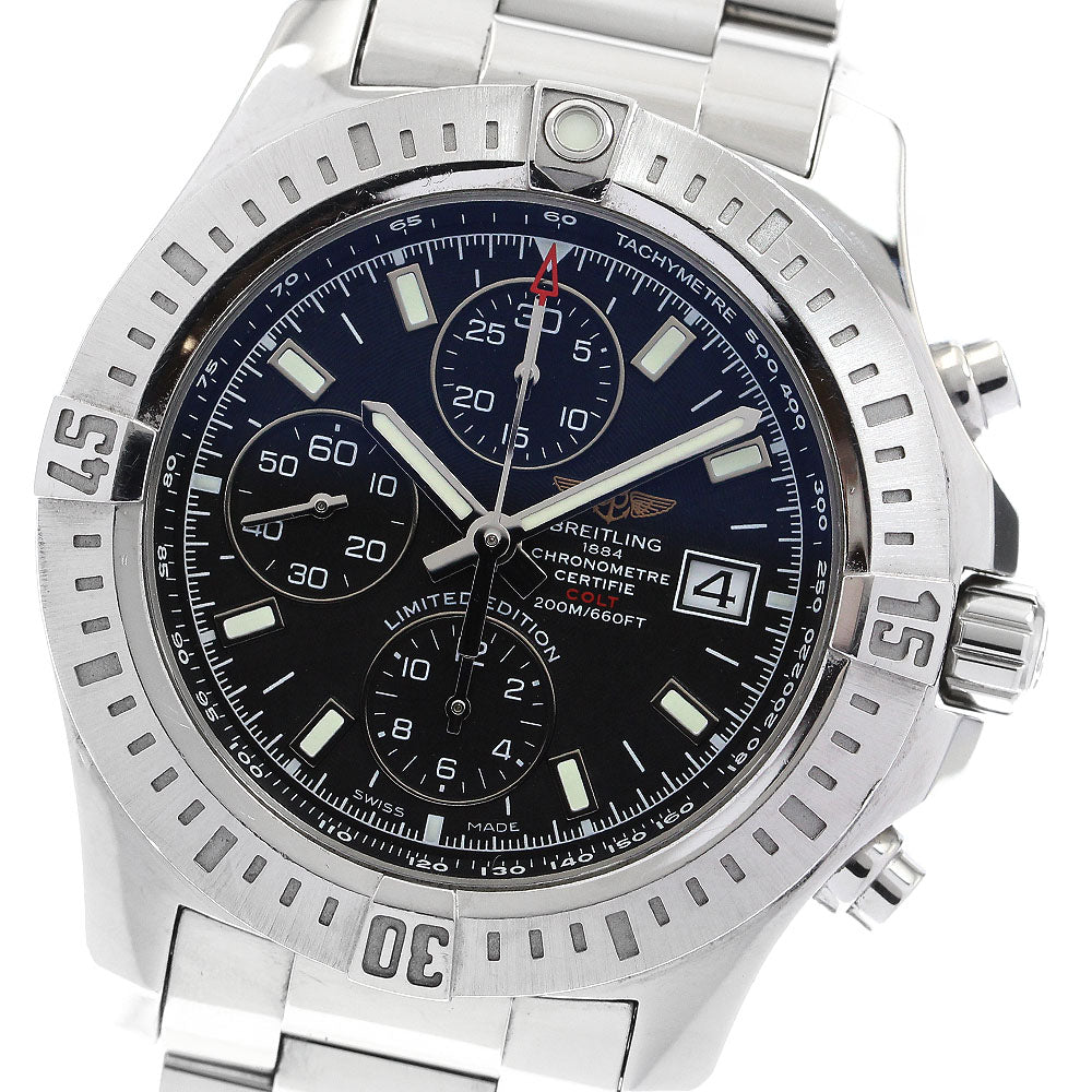 BREITLING Colt Chronograph Japan Limited Edition A13388 Automatic Men's _899638