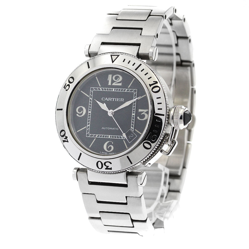 CARTIER Pacha Sea timer W31077M7 Date black Dial Automatic Men's Watch_899645