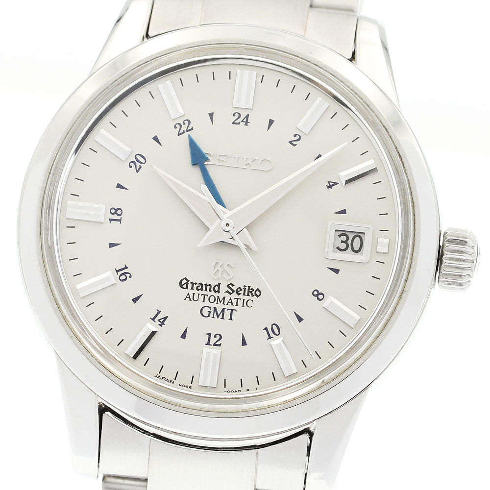 SEIKO Grand Seiko SBGM023/9S66-00A0 Date GMT Silver Dial Auto Men's Watch_899662