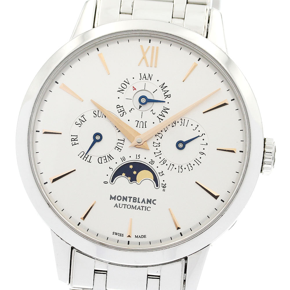 MONTBLANC Heritage Spirit 7307/110715 Moon phase Silver Dial Automatic Men's Watch_899685