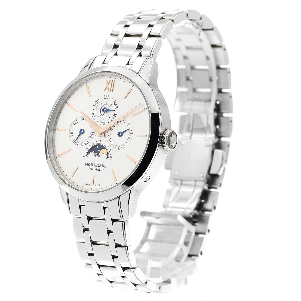MONTBLANC Heritage Spirit 7307/110715 Moon phase Silver Dial Automatic Men's Watch_899685