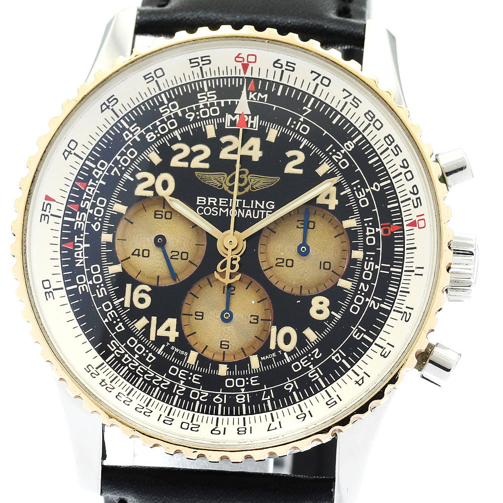 BREITLING Navitimer Cosmonaute D12022 YG bezel Automatic Men's Watch_899686