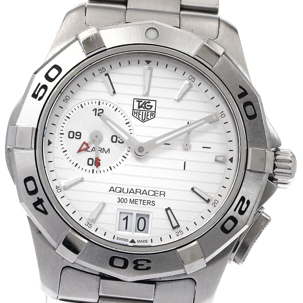 TAG HEUER Aqua racer WAP111Y Grand date alarm Quartz Men's Watch_899775