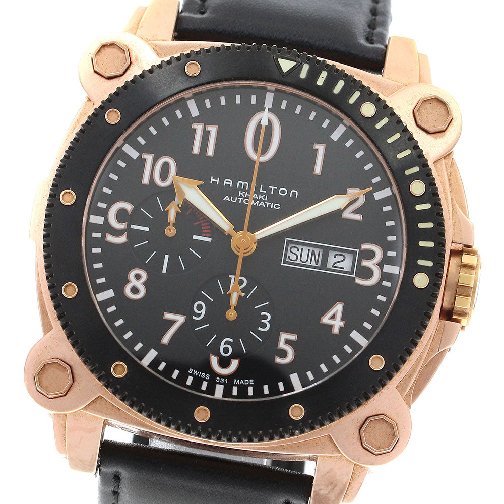 HAMILTON Khaki Below Zero H786460 Chronograph day date Automatic Men's _899778