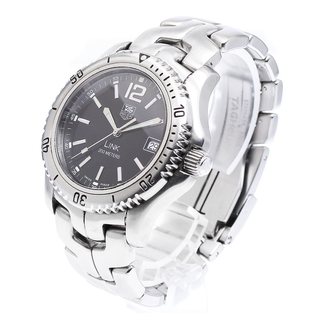 TAG HEUER Link WT1110-0 Date black Dial Quartz Men's Watch_899779