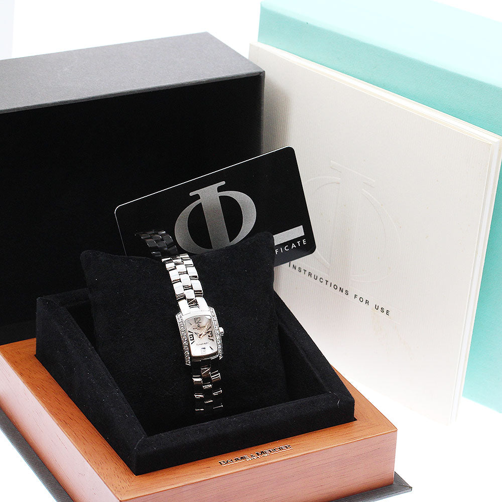 Baume & Mercier Hampton TIFFANY&Co. Double name 65363 Quartz Ladies Watch_899784