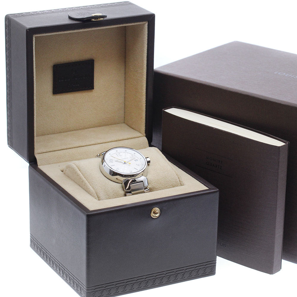 LOUIS VUITTON Tambour Hologram Q13130 Date Quartz Ladies Watch_899786