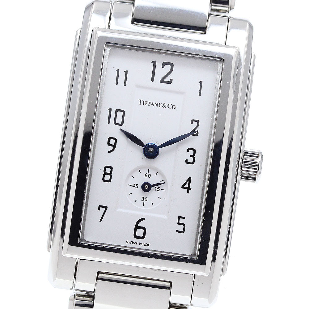 TIFFANY&Co. Grand Rectangleer Small seconds Quartz Ladies Watch_899787