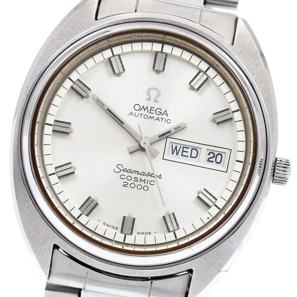 OMEGA Seamaster Cosmic 2000 Day date Silver Dial Automatic Men's Watch_899788