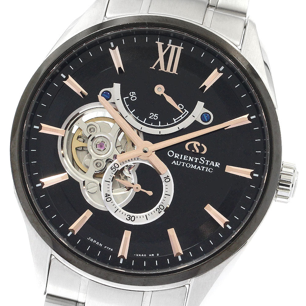 ORIENT Slim skeleton F7F6-UAA0/RK-HJ0006B Power reserve AT Men's Watch_899797