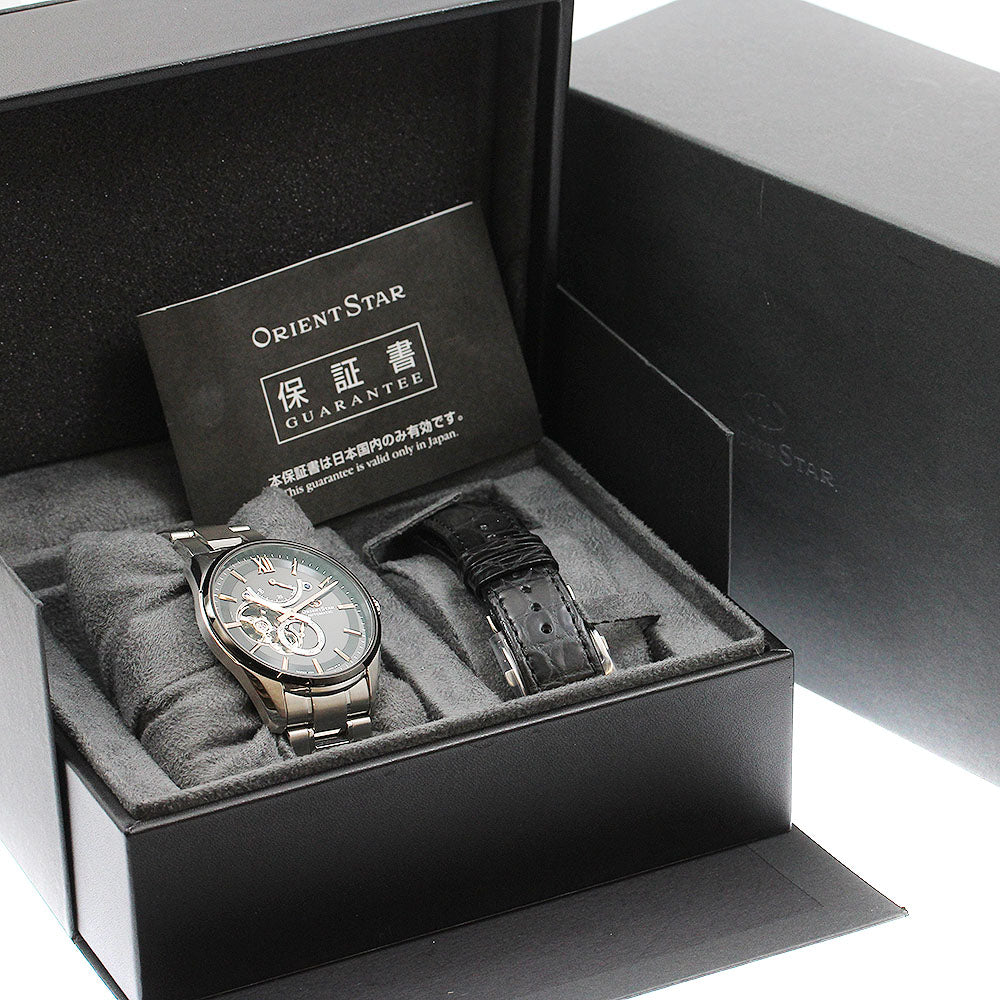ORIENT Slim skeleton F7F6-UAA0/RK-HJ0006B Power reserve AT Men's Watch_899797