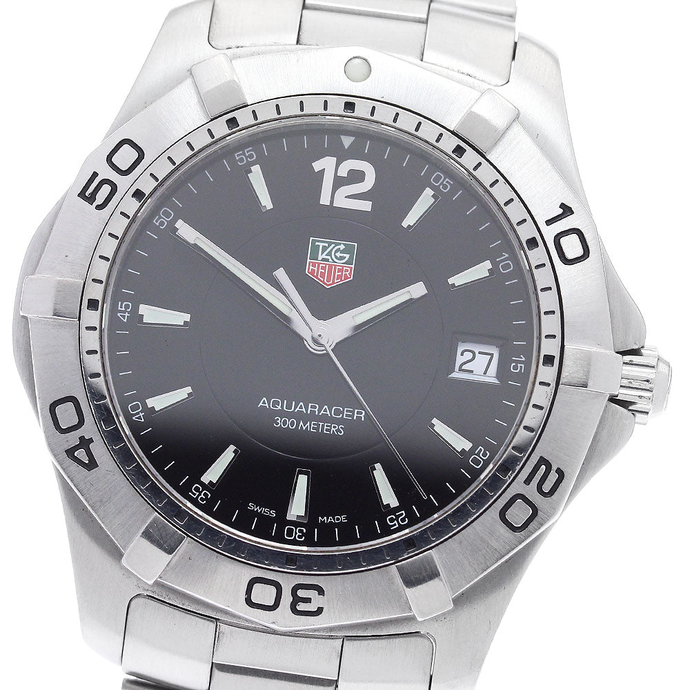 TAG HEUER Aqua racer WAF1110.BA0800 Date black Dial Quartz Men's Watch_899800