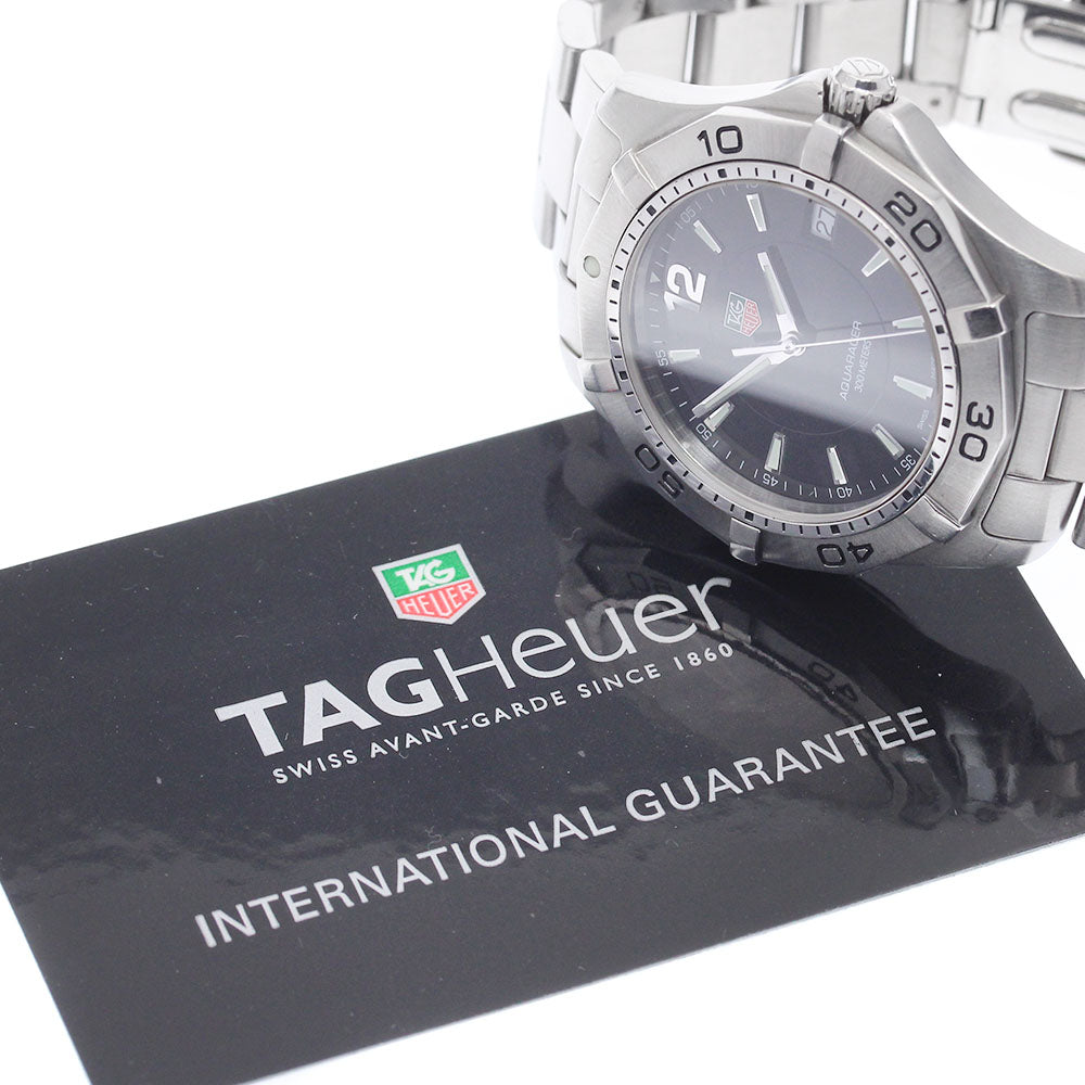 TAG HEUER Aqua racer WAF1110.BA0800 Date black Dial Quartz Men's Watch_899800