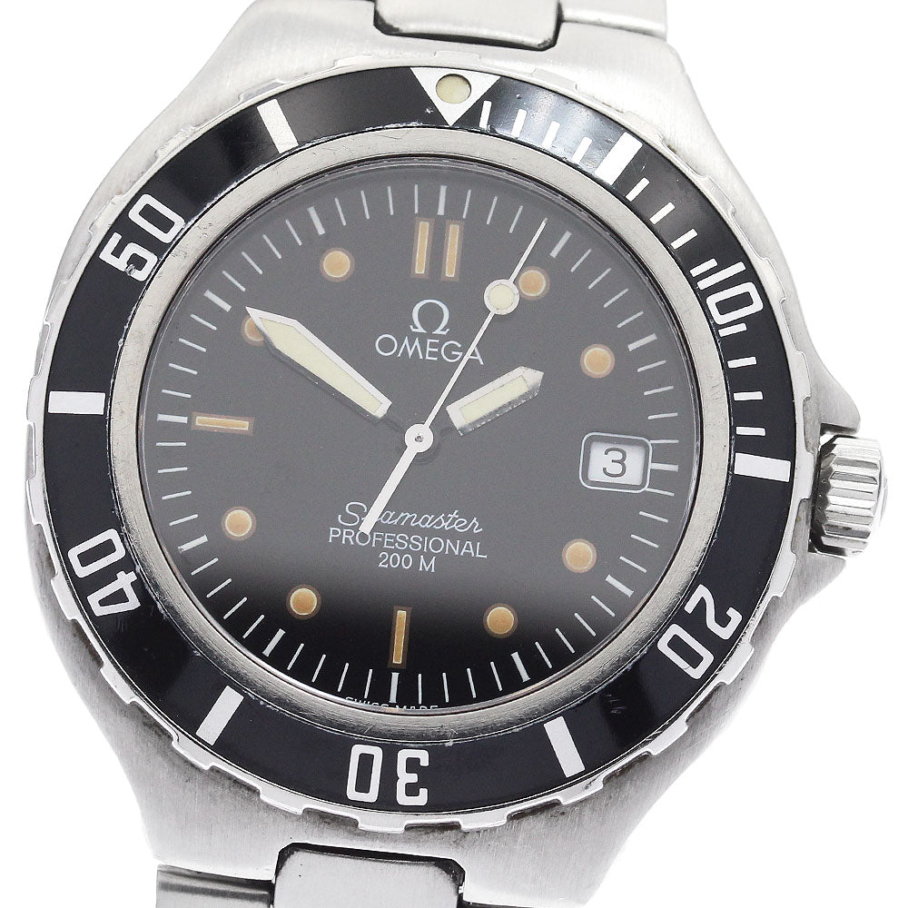 OMEGA Seamaster200 Date black Dial Quartz Men's Watch_899811