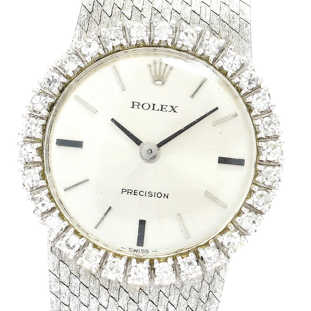 ROLEX Precision 2649 Diamond bezel cal.1400 Hand Winding Ladies Watch_902330