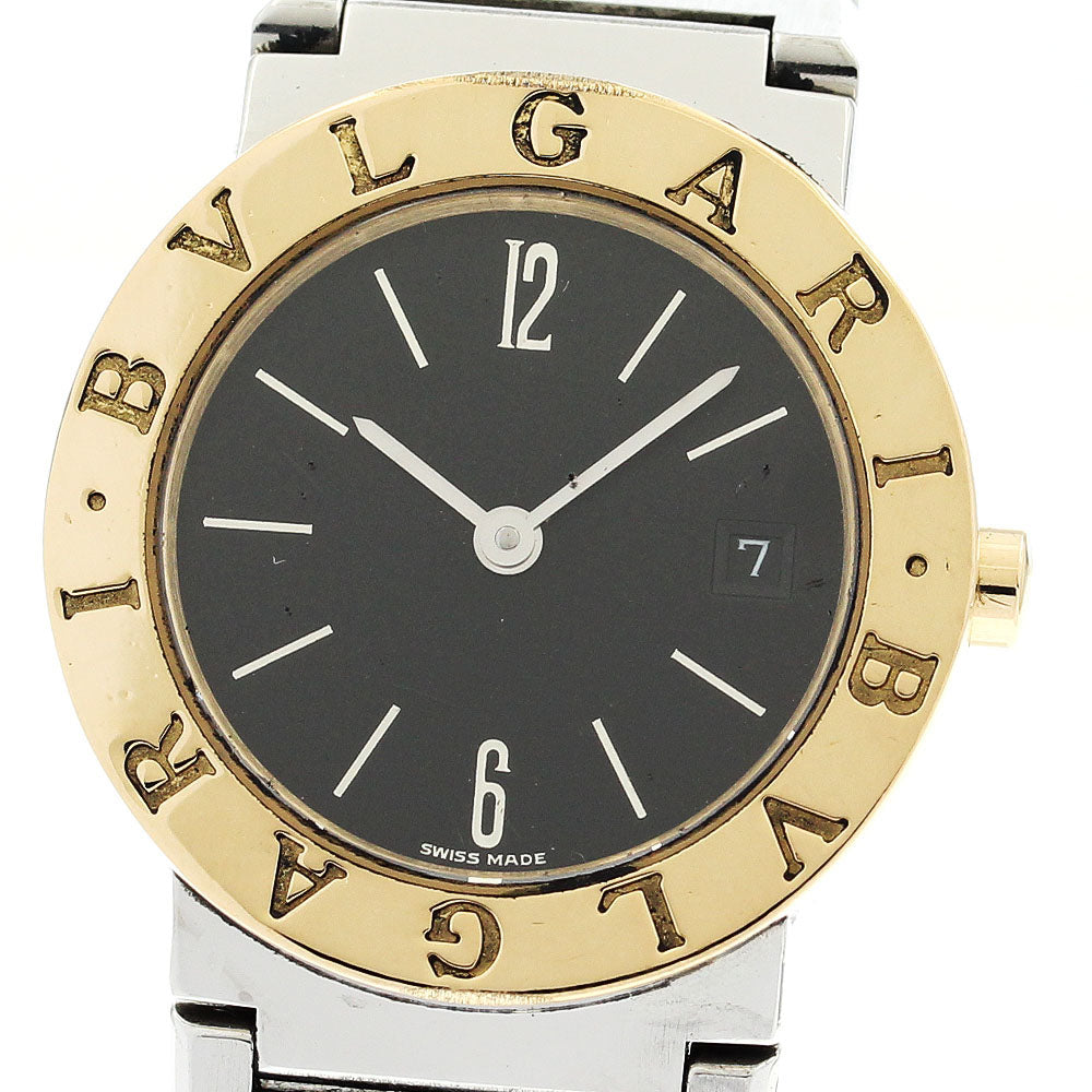 BVLGARI BVLGARIBVLGARI BB26SGD YG2 tone date black Dial Quartz Ladies _899830