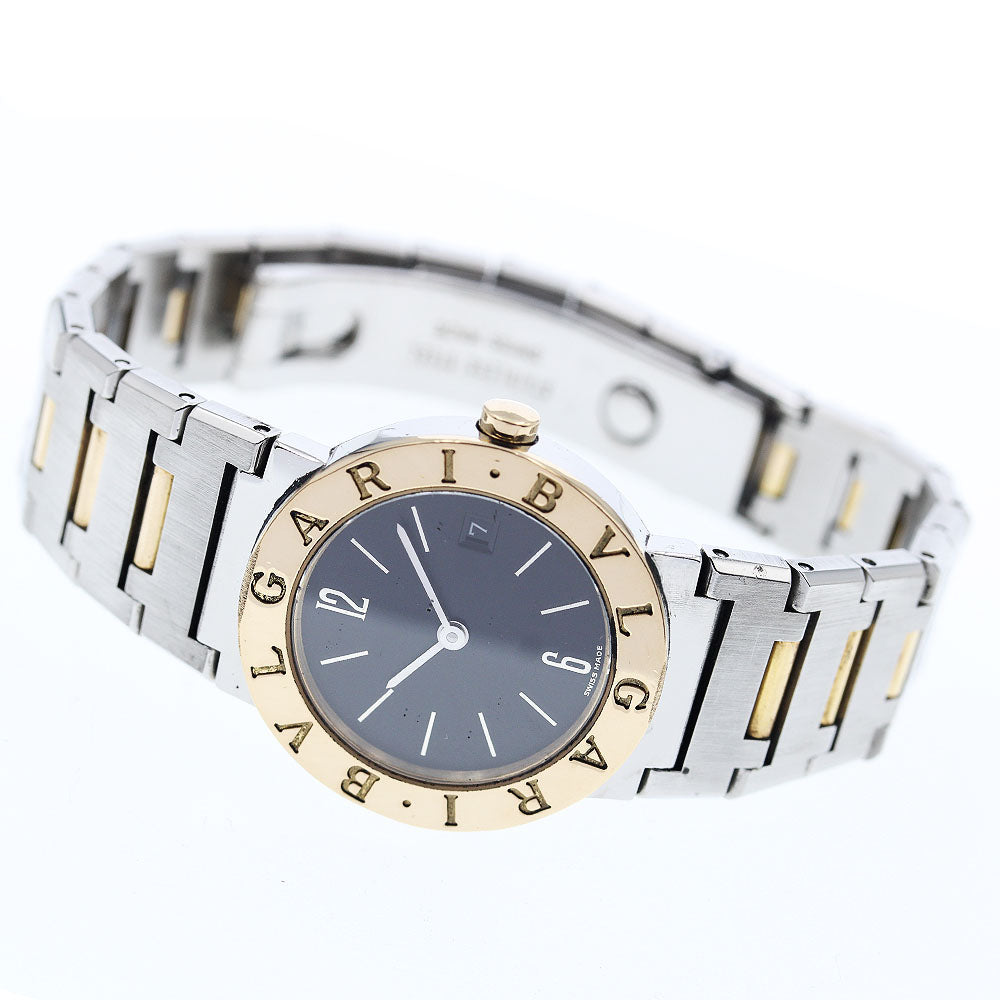 BVLGARI BVLGARIBVLGARI BB26SGD YG2 tone date black Dial Quartz Ladies _899830