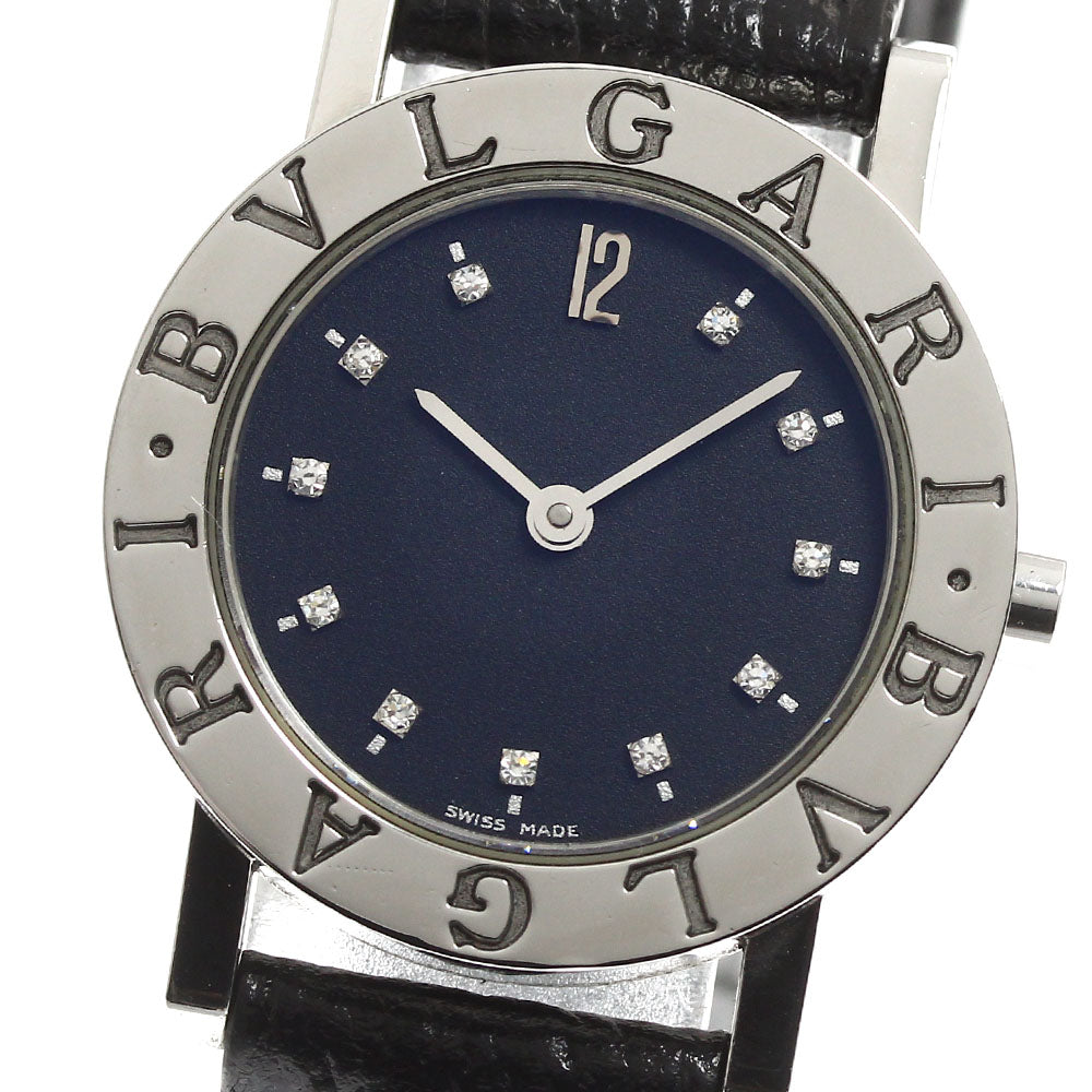 BVLGARI BVLGARIBVLGARI BB26SLD 11P diamond black Dial Quartz Ladies Watch_899831