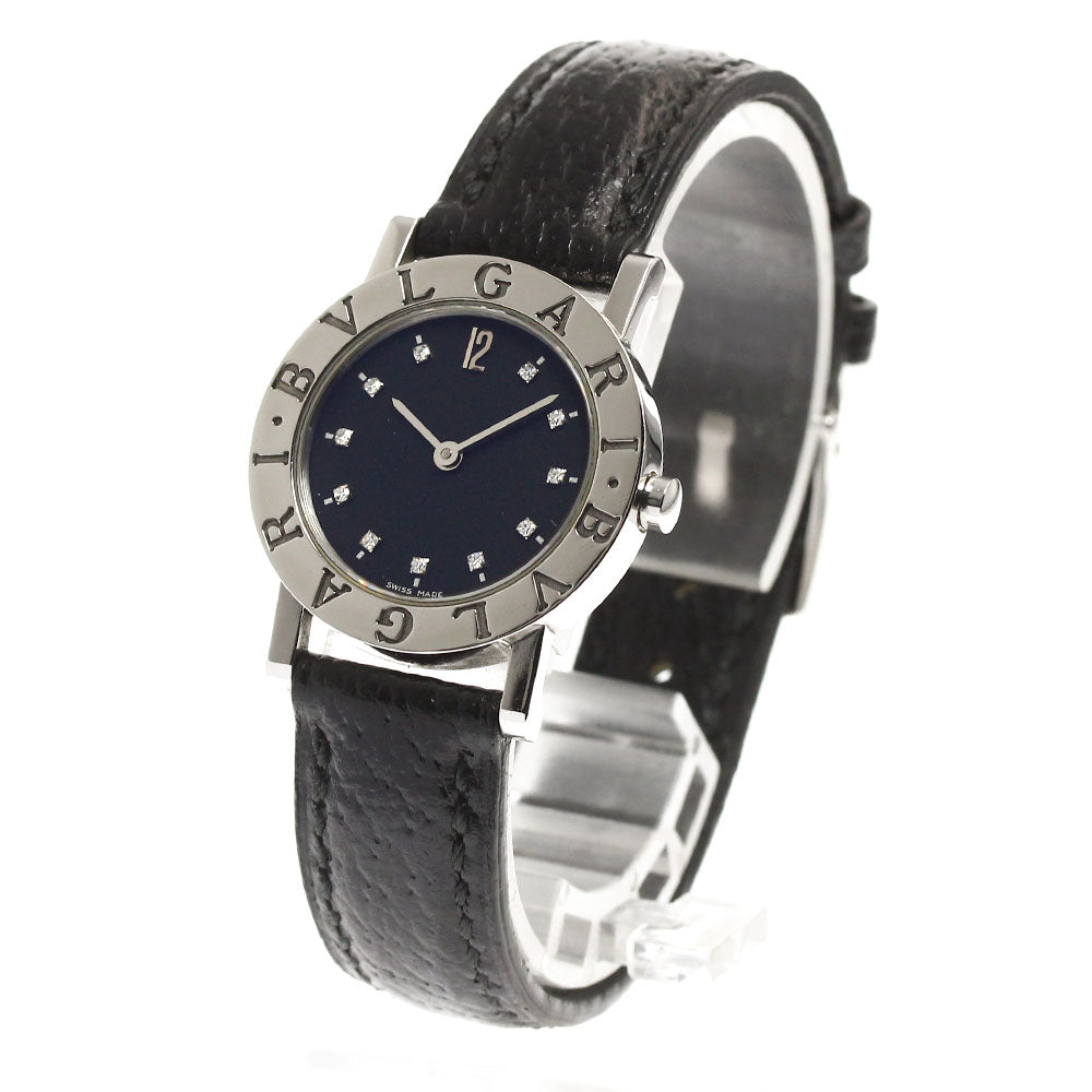 BVLGARI BVLGARIBVLGARI BB26SLD 11P diamond black Dial Quartz Ladies Watch_899831