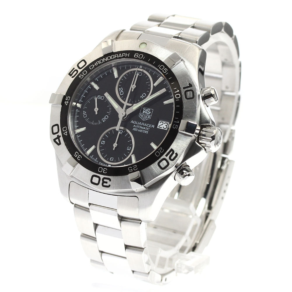 TAG HEUER Aqua racer CAF2110 Chronograph Black Dial Automatic Men's Watch_899836