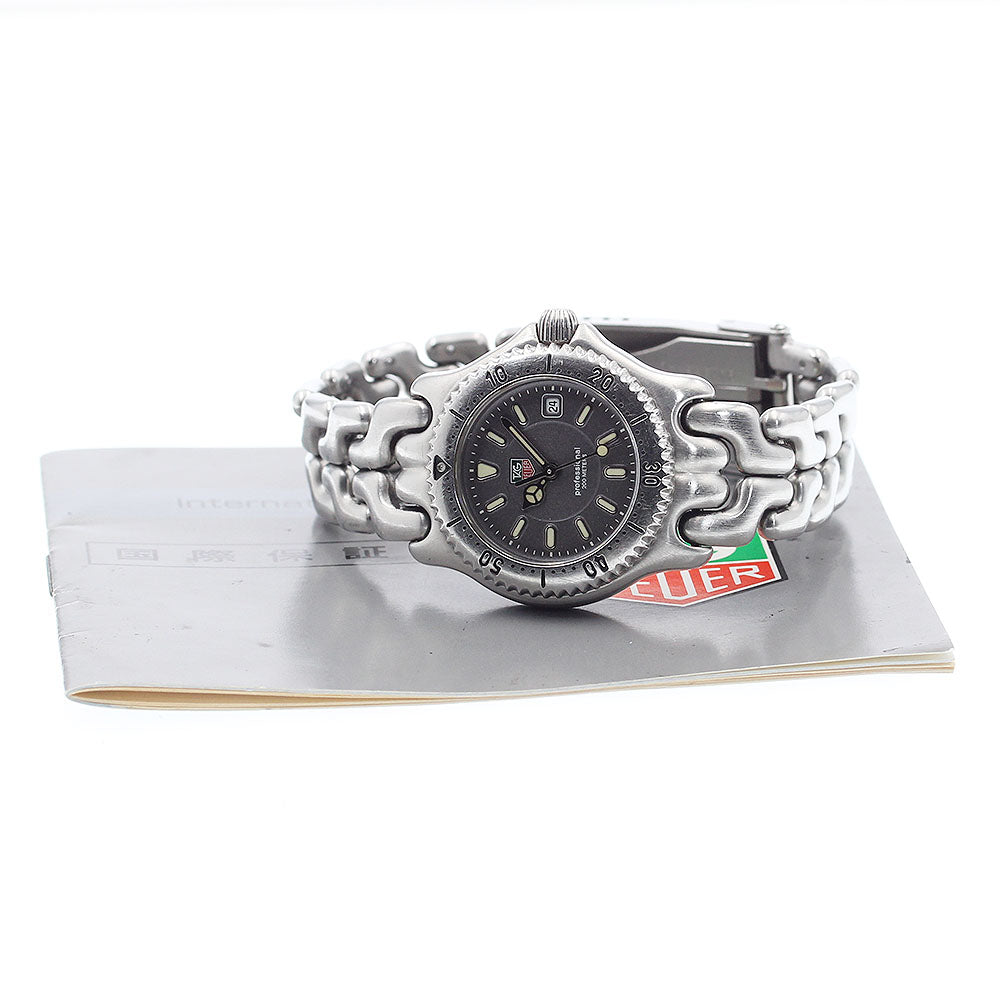 TAG HEUER S/el WG1313-E0 Date gray Dial Quartz Ladies Watch_899845