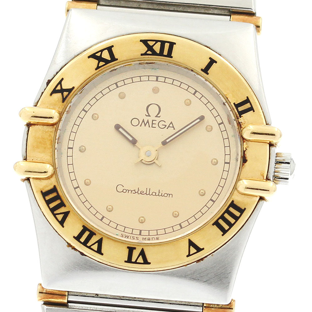 OMEGA Constellation Harf bar gold Dial Quartz Ladies Watch_899849