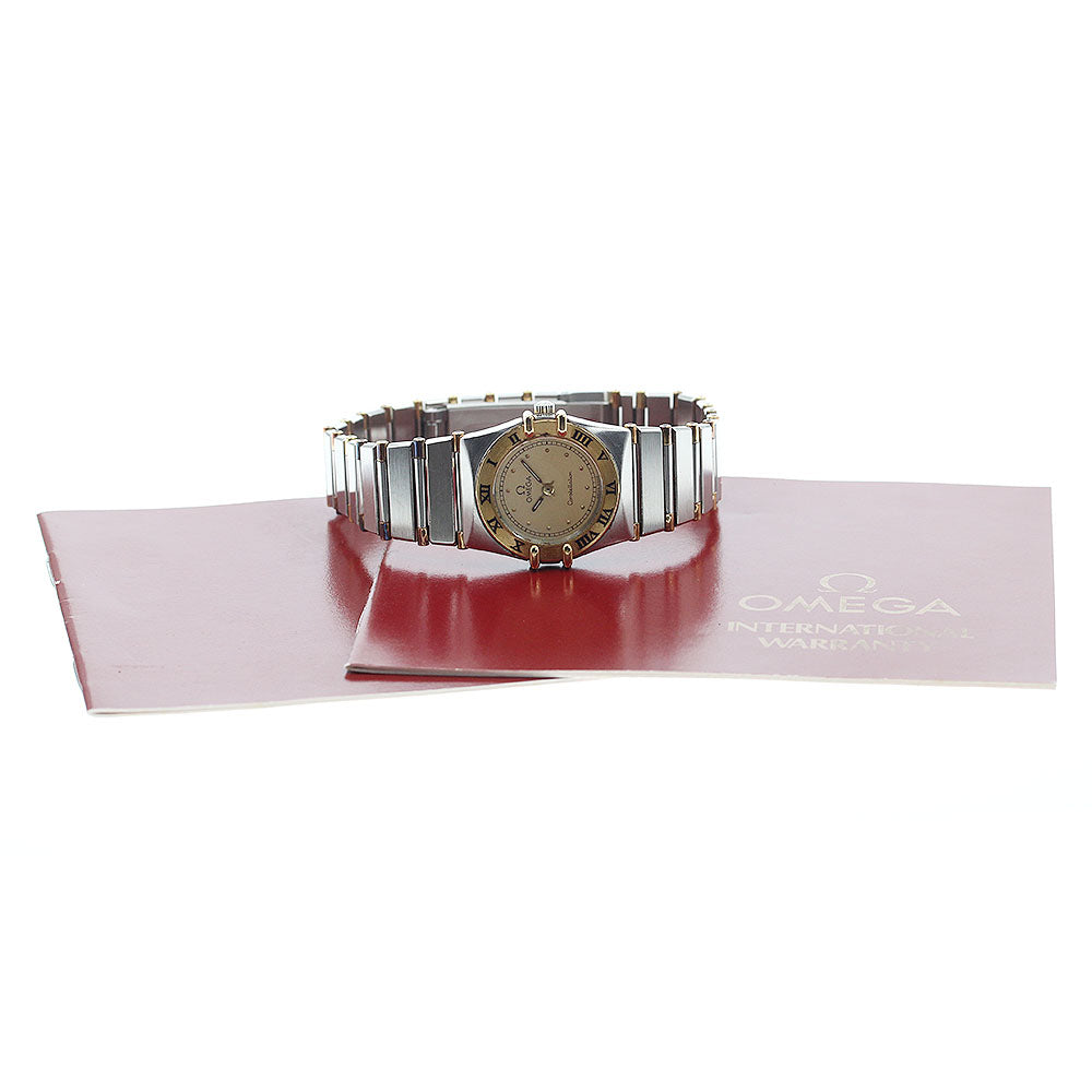 OMEGA Constellation Harf bar gold Dial Quartz Ladies Watch_899849