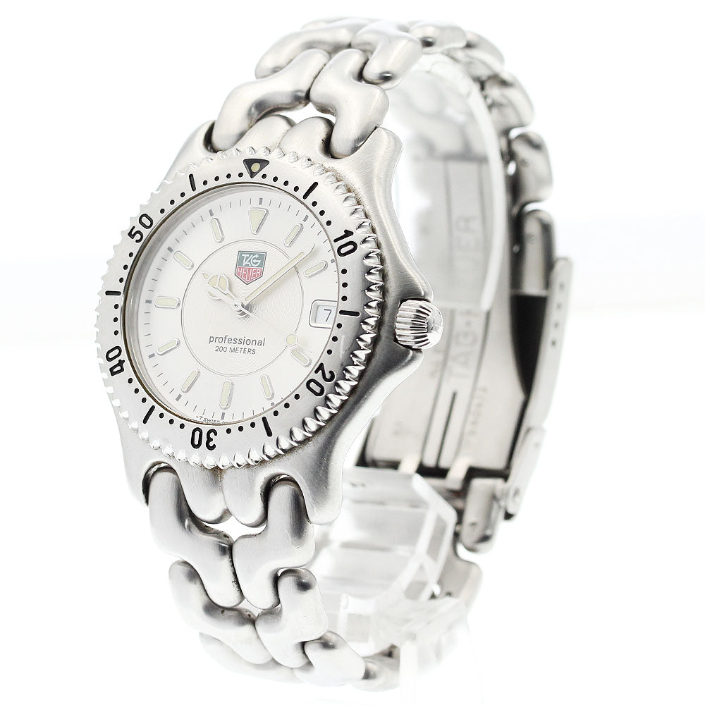 TAG HEUER S / el Professional 200M WG111B Date Silver Dial Quartz Men's_899850