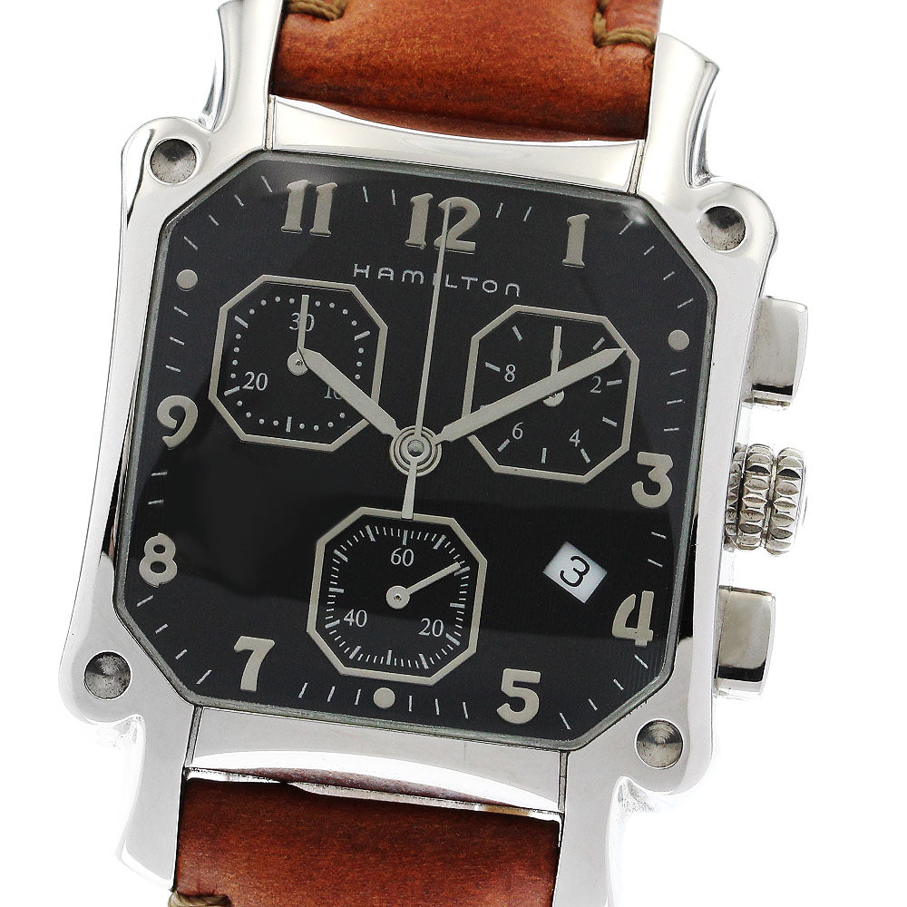 HAMILTON Lloyd H194120 Chronograph black Dial Quartz Men's Watch_899851
