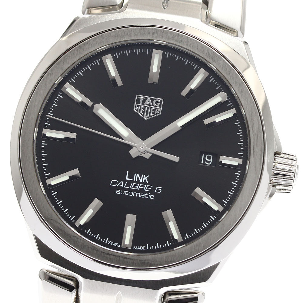 TAG HEUER Link caliber 5 WBC2110-0 Date black Dial Automatic Men's Watch_899869