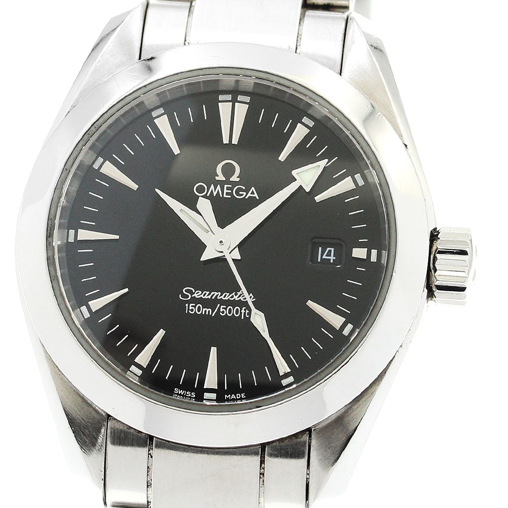 OMEGA Seamaster Aqua Terra 2577.50 Date black Dial Quartz Ladies Watch_899876