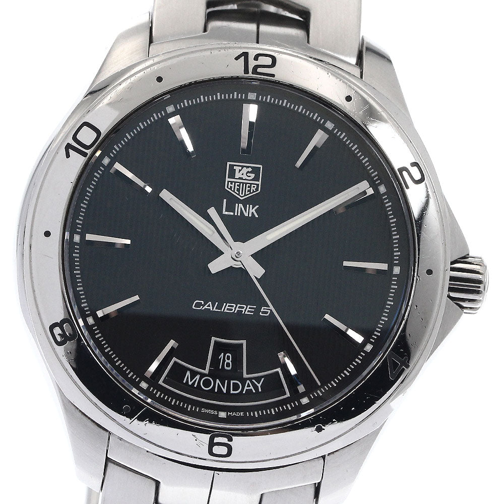 TAG HEUER Link WAT2010-0 Caliber 5 day date black Dial Automatic Men's Watch_899881